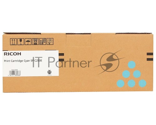 Картридж лазерный Ricoh, тип SPC250E голубой для SP C250DN/C250SF 1600 отп.