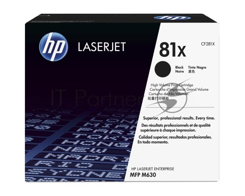 Тонер Картридж HP 81X CF281X черный для HP LJ Pro M630dn/f/h/z (25000стр.) Тонер Картридж HP 81X CF281X черный для HP LJ Pro M630dn/f/h/z (25000стр.)