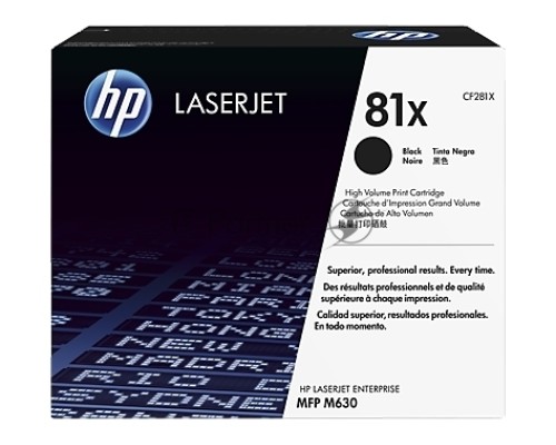 Тонер Картридж HP 81X CF281X черный для HP LJ Pro M630dn/f/h/z (25000стр.) Тонер Картридж HP 81X CF281X черный для HP LJ Pro M630dn/f/h/z (25000стр.)