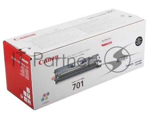 Картридж лазерный Canon 701BK (9287A003) черный, 5000 стр., для LBP-5200
