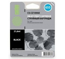 CACTUS CZ109AE Картридж струйный CS-CZ109AE черный для №655 HP DJ IA 3525/5525/4515/4525 (21,6ml)