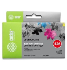CACTUS CLI-426C/M/Y Комплект цветных картриджей CS-CLI426C/M/Y для CANON PIXMA MG5140/5240/6140/8140; MX884