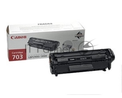 Картридж лазерный Canon 703 (7616A005) черный (2000 стр.) для Canon LBP-2900/3000