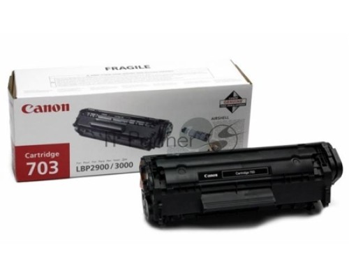 Картридж лазерный Canon 703 (7616A005) черный (2000 стр.) для Canon LBP-2900/3000