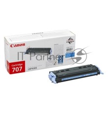 Картридж лазерный Canon 707C (9423A004) голубой (2000 стр.) для LBP 5000/5100
