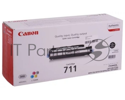 Картридж лазерный Canon 711BK 1660B002 черный, 6000 стр., для LBP5300/5360