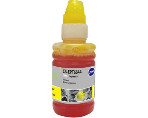 [расходные материалы] CACTUS  CS-EPT6644 Чернила для Epson L100, желтые, 100ml