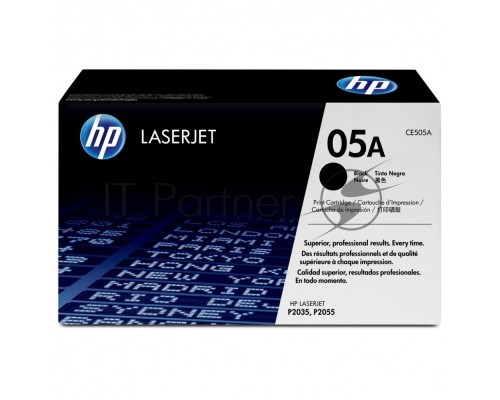 Картридж лазерный HP CE505A черный LJ P2055/P2035 (2300стр.) Картридж лазерный HP CE505A черный LJ P2055/P2035 (2300стр.)