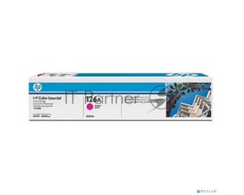 Картридж лазерный HP CE313A пурпурный для LaserJet Pro CP1025 1000стр.