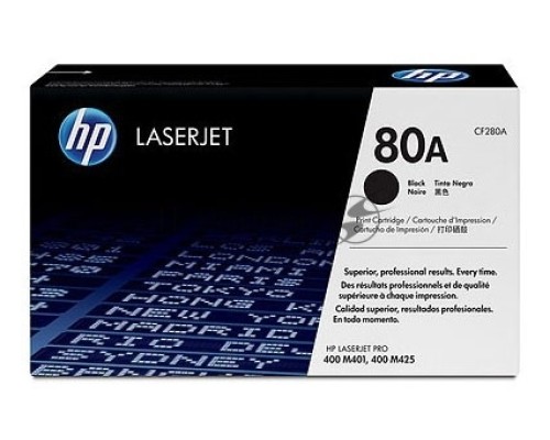 Картридж лазерный HP 80A (CF280A) черный для LaserJet Pro 400 M401/M425 2700 стр. Картридж лазерный HP 80A (CF280A) черный для LaserJet Pro 400 M401/M425 2700 стр.