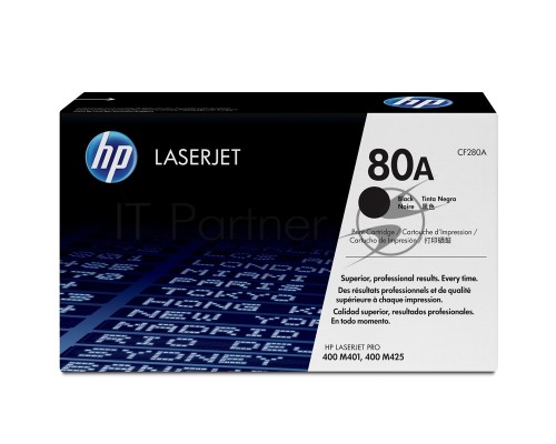 Картридж лазерный HP 80A (CF280A) черный для LaserJet Pro 400 M401/M425 2700 стр. Картридж лазерный HP 80A (CF280A) черный для LaserJet Pro 400 M401/M425 2700 стр.