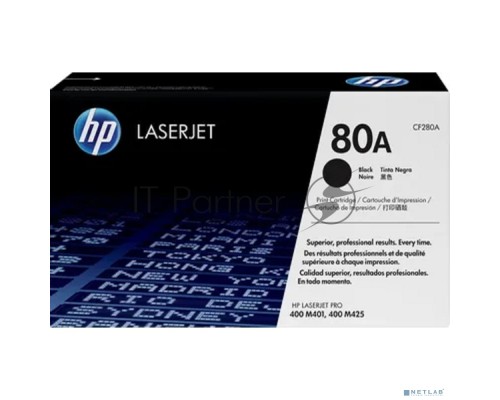 Картридж лазерный HP 80A (CF280A) черный для LaserJet Pro 400 M401/M425 2700 стр. Картридж лазерный HP 80A (CF280A) черный для LaserJet Pro 400 M401/M425 2700 стр.