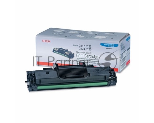 Картридж лазерный Xerox 106R01159 черный для Phaser 3117/3122/3124/3125 3000 стр.(channels)