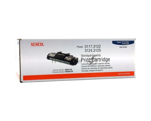 Картридж лазерный Xerox 106R01159 черный для Phaser 3117/3122/3124/3125 3000 стр.(channels)