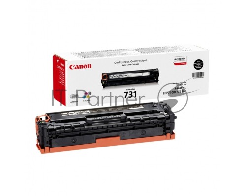 Картридж лазерный Canon Cartridge 731HBK (6273B002) черный (2400 стр.) для LBP7100Cn/7110Cw