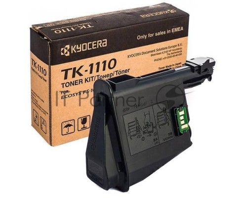 Картридж лазерный Kyocera TK-1110 (1T02M50NX0/1T02M50NX1) черный для FS-1040/FS-1060DN/FS-1020MFP/FS-1025MFP/FS-1120MFP/FS-1125MFP 2500 стр.