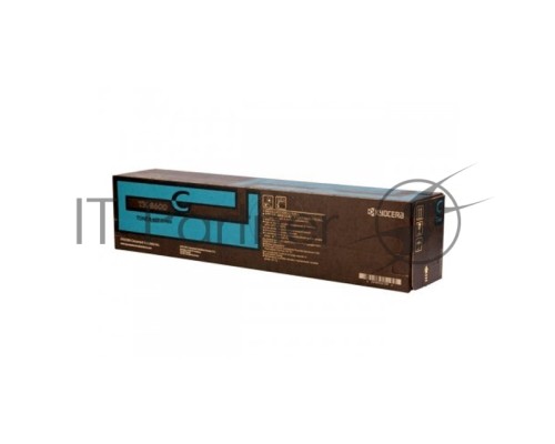 Картридж лазерный Kyocera TK-8600C (1T02MNCNL0) голубой для FS-C8600DN/C8650DN 20000 стр.
