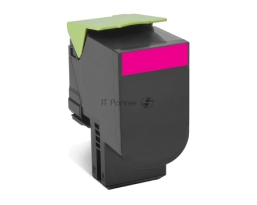 Картридж лазерный Lexmark 80C8HM0 Картридж лазерный, Magenta {CX410/CX510, LRP (3K)}