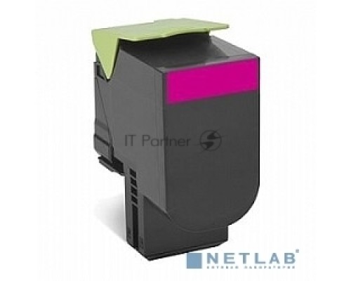 Картридж лазерный Lexmark 80C8HM0 Картридж лазерный, Magenta {CX410/CX510, LRP (3K)}
