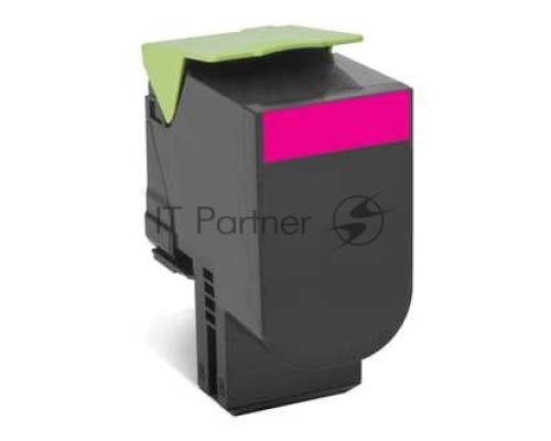 Картридж лазерный Lexmark 80C8HM0 Картридж лазерный, Magenta {CX410/CX510, LRP (3K)}