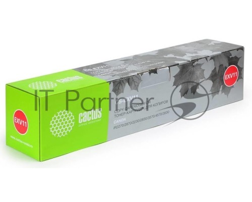 Картридж лазерный Cactus CS-EXV11 для Canon R2270 ; GPR-15/C-EXV11/NPG-25, black, 21000стр