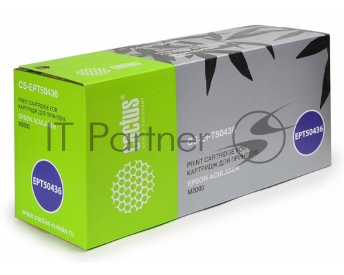 Картридж лазерный Cactus CS-EPT50436 черный (3500 стр.) для Epson AcuLaser M2000