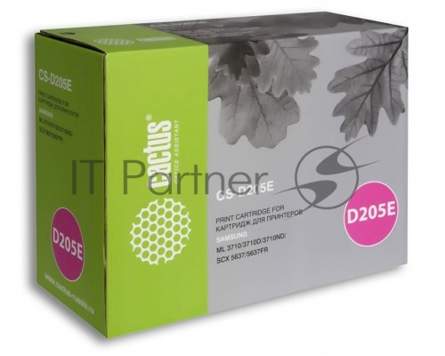 Картридж Cactus CS-D205E черный (10000 стр.) для Samsung ML-3710ND/ML-3712DW/SCX-5639FW/SCX-5637FR