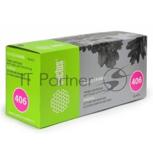 Картридж лазерный Cactus CS-CLT-K406S черный (1500 стр) для Samsung CLP-360/365/CLX-3300/3305