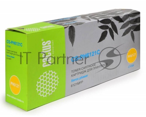 Картридж лазерный Cactus CS-PH6121C (106R01473) голубой для Xerox Phaser 6121 (2600стр.)