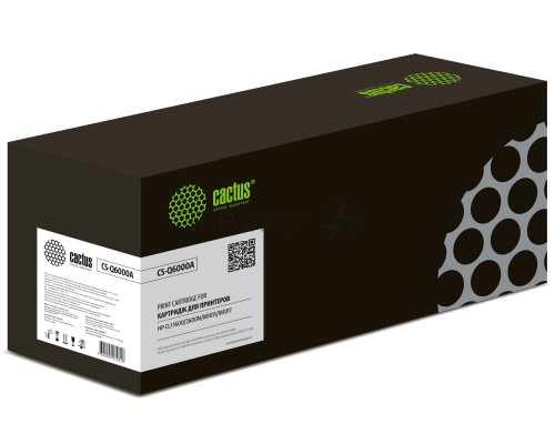 Картридж лазерный Cactus CS-Q6000A черный (2500 стр.) для HP 1600/2600N/M1015/M1017