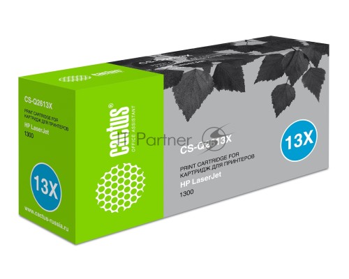 Картридж лазерный Cactus CS-Q2613X черный (4000 стр.) для HP 1300/1300N