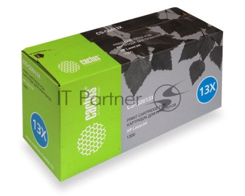 Картридж лазерный Cactus CS-Q2613X черный (4000 стр.) для HP 1300/1300N