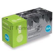 Картридж лазерный Cactus CS-CB436AS (тип CB436A) черный (2000 стр.) для HP LaserJet P1505/ M1120 mfp/ M1522 mfp