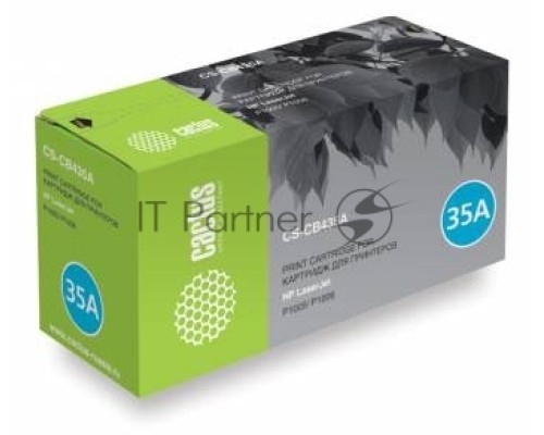 Картридж лазерный Cactus CS-CB435AS черный (1500 стр.) для HP Laser Jet P1005/P1006