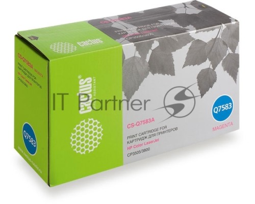 Картридж лазерный Cactus CS-Q7583A пурпурный (6000 стр.) для HP Color LaserJet CP3505/3800