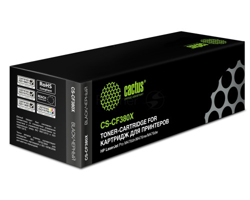 Картридж лазерный Cactus CS-CF380X черный (4400 стр.) для HP LaserJet Pro M476dn/M476nw/M476dw