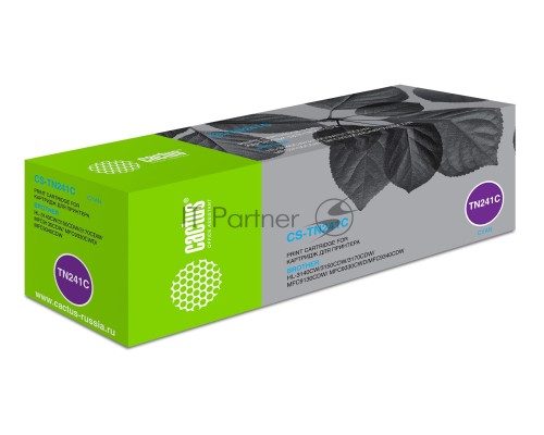 Картридж лазерный Cactus CS-TN241C голубой (1400 стр.) для Brother HL-3170CDW