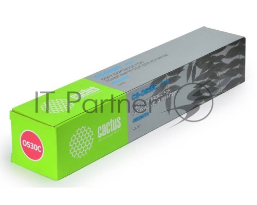 Картридж лазерный Cactus CS-O530C голубой (5000 стр.) для OKI C530