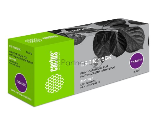 Картридж лазерный Cactus CS-TN325BK черный (4000 стр.) для Brother DCP 9055/9270; HL 4140/4150/4570