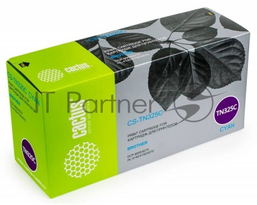 Картридж лазерный Cactus CS-TN325C голубой (3500 стр.) для Brother DCP 9055/9270; HL 4140/4150/4570