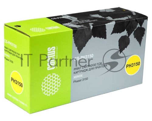 Картридж лазерный Cactus CS-PH3150 (109R00747) черный (5000 стр.) для Xerox Phaser 3150, 3150b, 3150n, 3151
