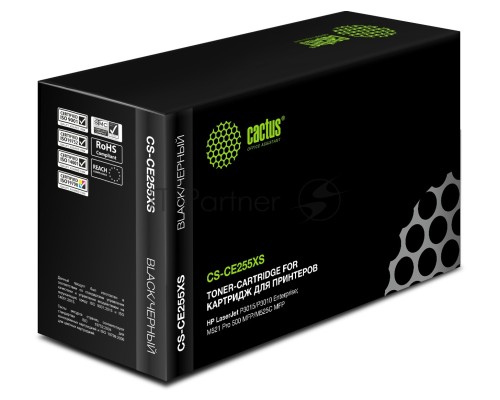 Картридж лазерный Cactus CS-CE255XS черный (12500 стр.) для HP LaserJet P3015
