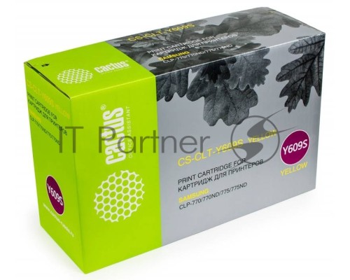 Картридж лазерный Cactus CS-CLT-Y609S желтый (7000 стр.) для Samsung CLP 770/770ND/775/775ND