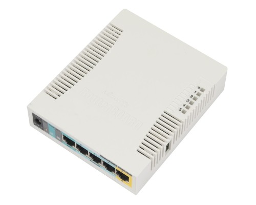 [Сетевое оборудование] MikroTik RB951Ui-2HnD Беспроводной маршрутизатор  600Mhz CPU, 128MB RAM, 5xLAN, built-in 2.4Ghz 802b/g/n