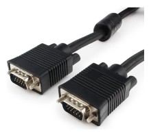 Gembird /Cablexpert CC-PPVGA-15m-B, Кабель VGA Premium ,15M/15M, 15м, тройн. экран,феррит. кольца,пакет  ,черные