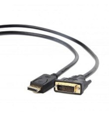 Кабель DisplayPort-DVI Gembird/Cablexpert  1м, 20M/19M, черный, экран, пакет(CC-DPM-DVIM-1M)
