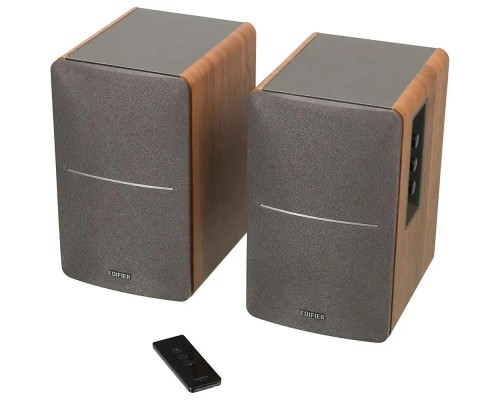 [Колонки] Edifier R1280T Silver/Brown {Активные, 2 x 21W RMS, 75-18000Гц, дерево, пульт ДУ}