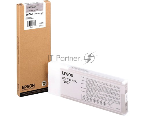 Картридж Epson C13T606700 серый (220 мл.) для Stylus Pro 4880