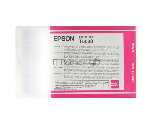 Картридж струйный Epson C13T603B00 пурпурный (220 мл) для Epson St Pro 7800/9800