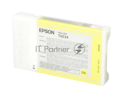 Картридж струйный Epson C13T603400 желтый для Epson St Pro 7880/9880 (220мл)
